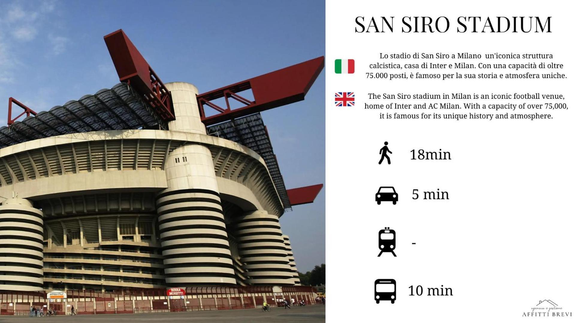 Sunny San Siro Stadio Apartment มิลาน ภายนอก รูปภาพ