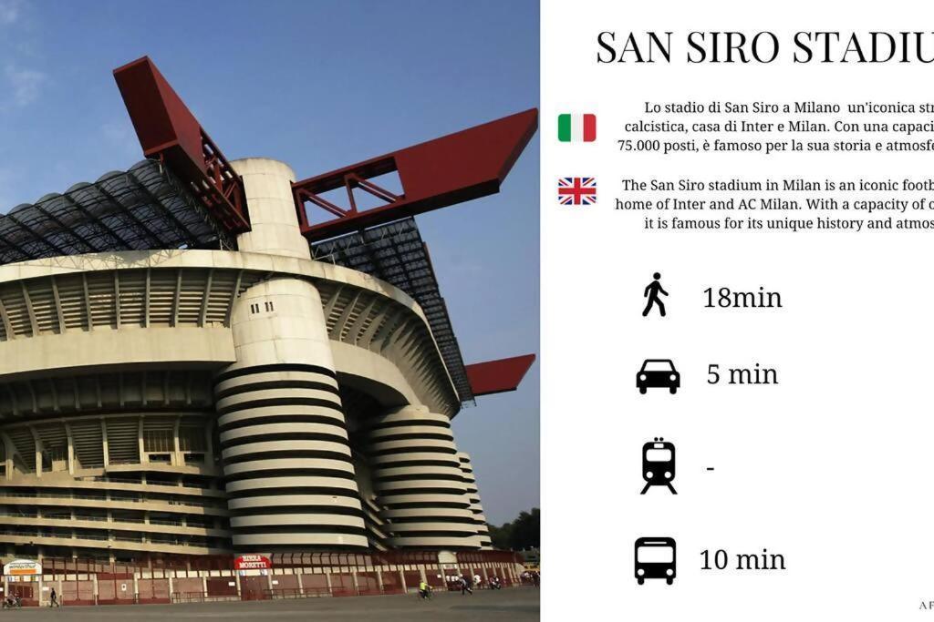 Sunny San Siro Stadio Apartment มิลาน ภายนอก รูปภาพ